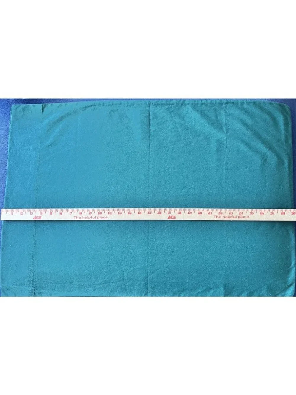SPRINGS Pillowcases Standard Pair Deep Green 50% Cotton-Polyester Made in USA